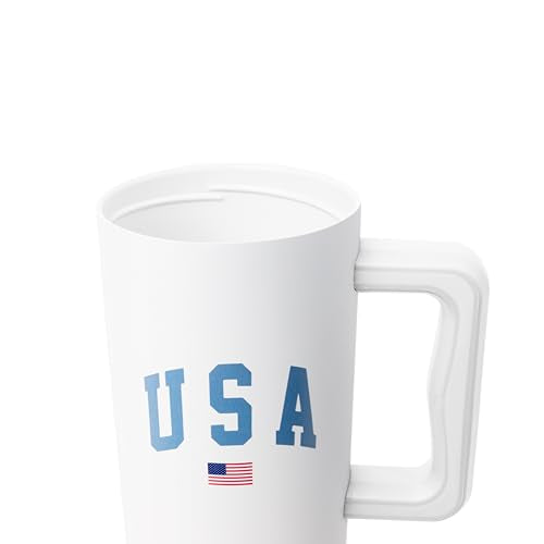 40oz Leak Proof Ceramic Lined Tumbler with Handle