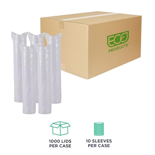 Eco Products Ecolid Recycled Small Coffee Cup Lids (1000 Count)