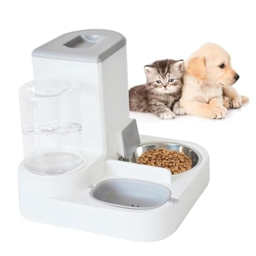 Automatic Cat Food and Water Dispenser Set 2 in 1
