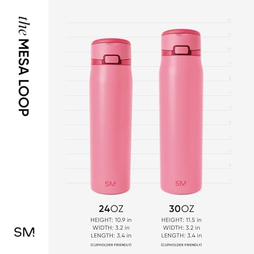 Water Bottle with Straw & Handle