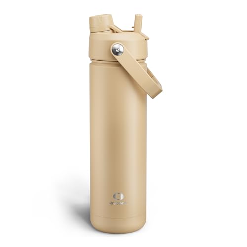 Insulated Water Bottle with Straw Stainless Steel Water Bottle