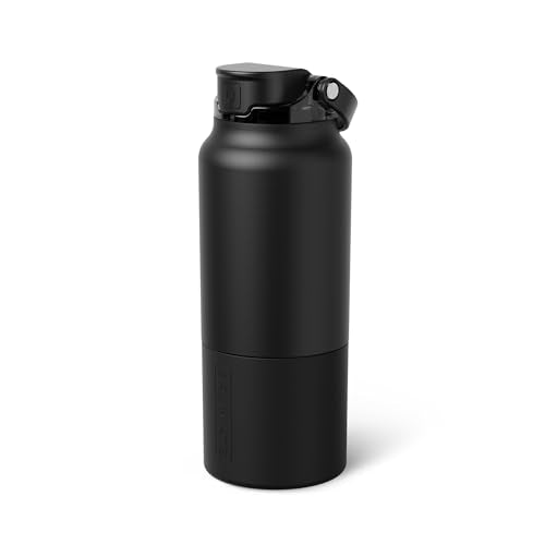 Rise 35oz Water Bottle With 100% Leakproof Covered Silicone Straw