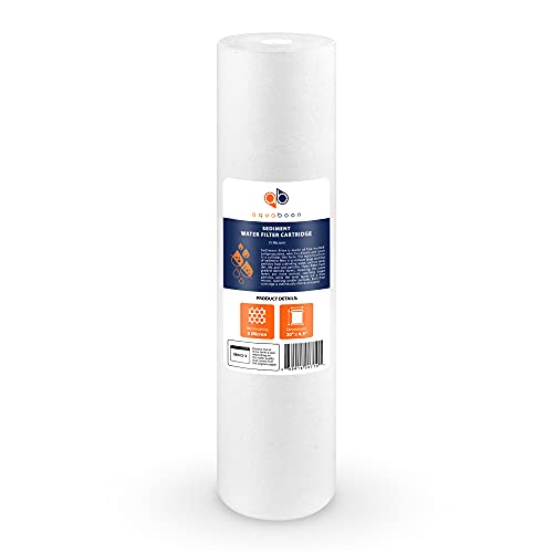 5 Micron 20 x 4.5 Water Filter Cartridges Set of 4 (4 Count)