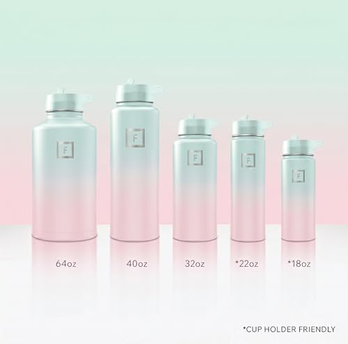 64 oz Wide Mouth Water Bottle with Straw