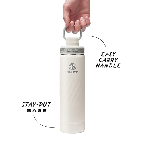 Sport Triple Insulated Water Bottle with Spout Lid and Ice Blocker