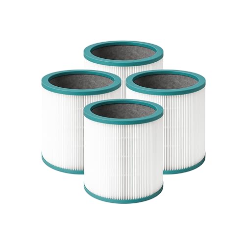 Dual layer HEPA Filter Compatible with Dyson TP02 Tower US Sm (4 Count)