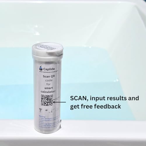 4-in-1 Cold Plunge Comprenhensive Water Quality Test Strips, Smart QR Code Testing. 100 Test-Strips (30 Strips)
