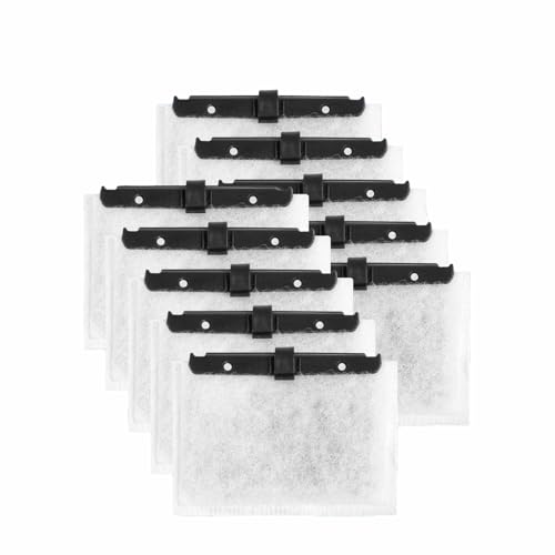10 Packs Small Aquarium Filters Cartridges for Filter Size 10 and 1 (30 Gram)