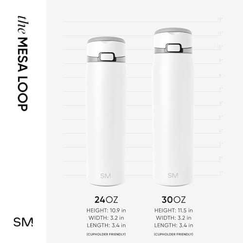 Water Bottle with Straw & Handle