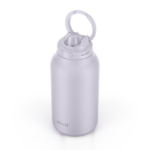 Hydra 64oz Half Gallon Water Jug with Handle and Motivational Time Markers for All Day Hydration