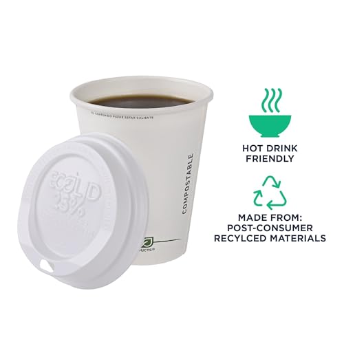 Eco Products Ecolid Recycled Small Coffee Cup Lids (1000 Count)