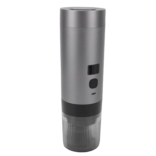 Coffee Makers 3 in 1 Rechargeable Coffee Maker with Spoon 200ml Fast Heating Temp Digital Display Fine Mesh Filter Cold Hot Extraction for Camping Office Portable Machine