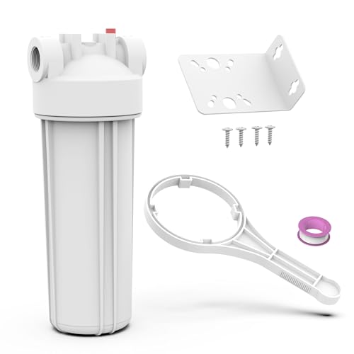 FHW10 Whole House Water Filter Housing Fit 10"x2.5" Sediment etc Filters