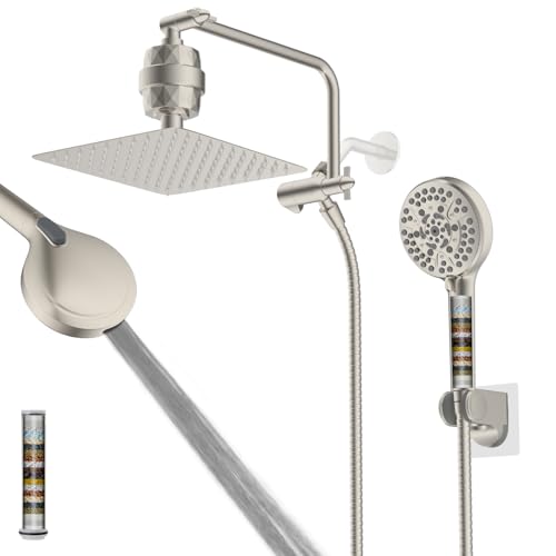 10" Metal Filtered Shower Head with 10