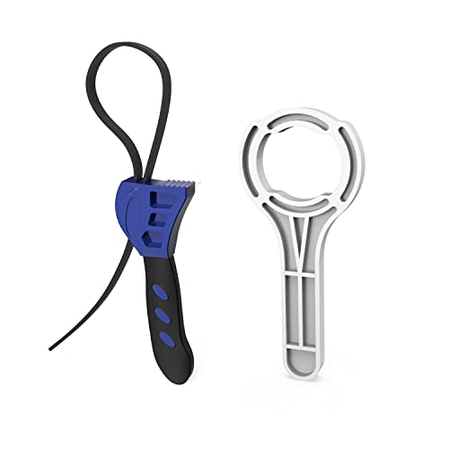 Adjustable Rubber Strap Belt Wrench Kit For Water Filter MP99