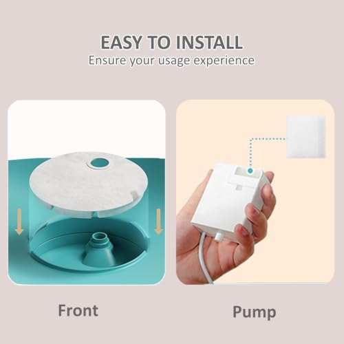 Pet Water Fountain Filters Fit for Petlibro Capsule Dog Fountain PLWF008 (40 Count)