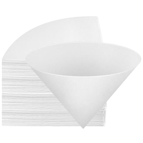 100pcs Fryer Oil Filter Cones (100 Count)