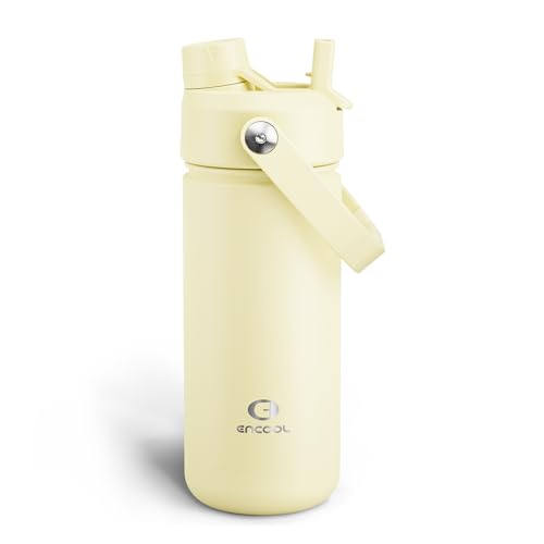 Insulated Water Bottle with Straw Stainless Steel Water Bottle