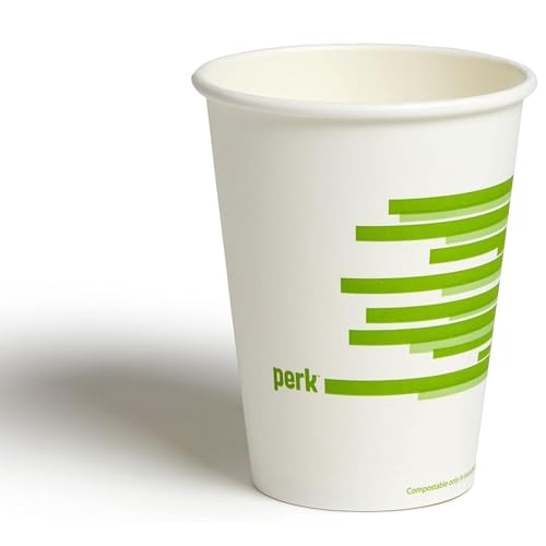 Eco 12 Oz Compostable Paper Hot Cups (500 Count)