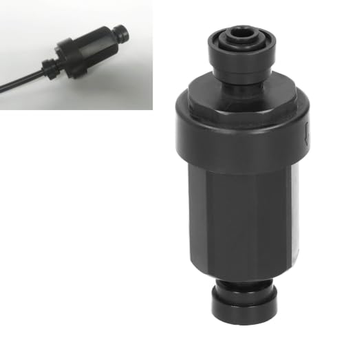 1 4in Irrigation Filter with Stainless Steel Strainer Quick Connect Filtration System for Courtyards Gardens Black 3.9x1.6in