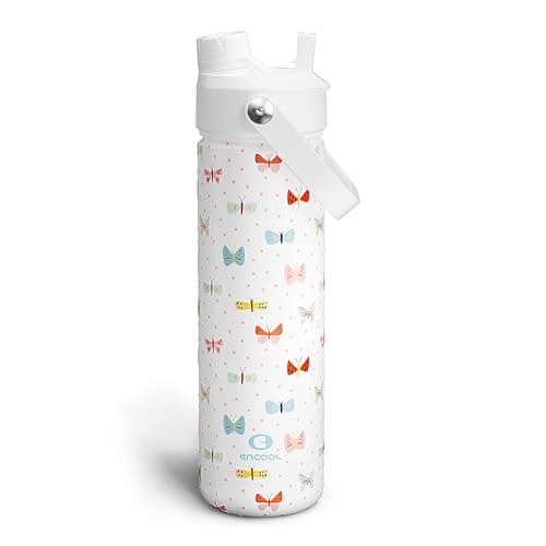 Insulated Water Bottle with Straw Stainless Steel Water Bottle