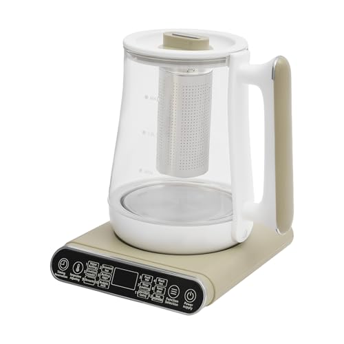 Electric Kettle Tea Maker with Filter & Stew Pot