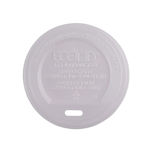 Eco Products Compostable Coffee Cup Lids (800 Count)