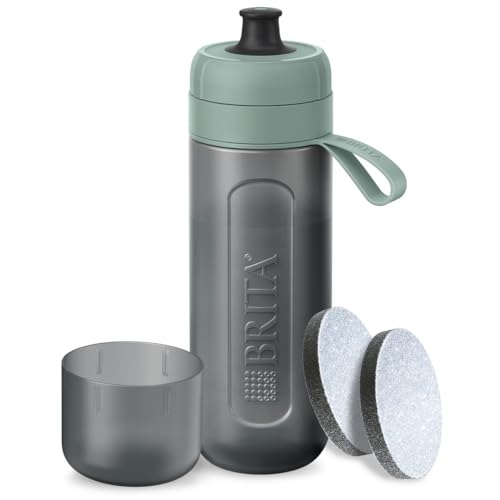 Sports Water Filter Bottle Model Active Dark Green