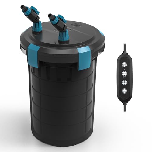 Self Priming Aquarium Canister Filter with Controller