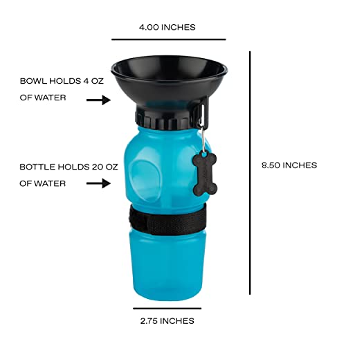 AutoDogMug Dog Water Bottle with Built