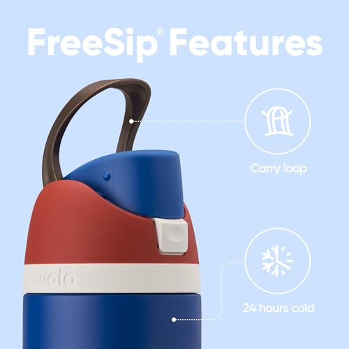 Marvel FreeSip Stainless Steel Water Bottle 24 oz Captain America