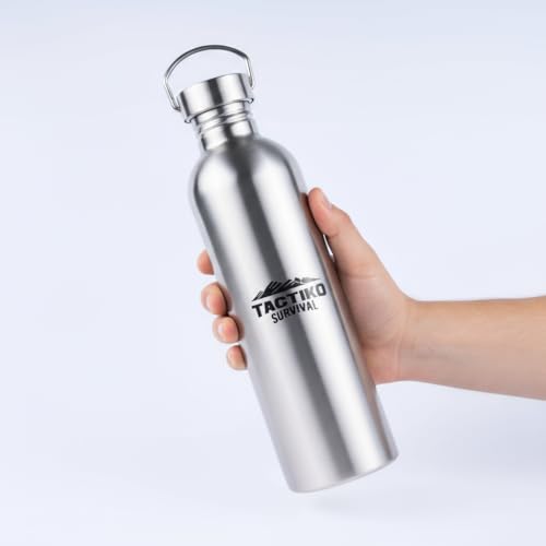 Tactiko Stainless Steel Wide Mouth Water Bottle