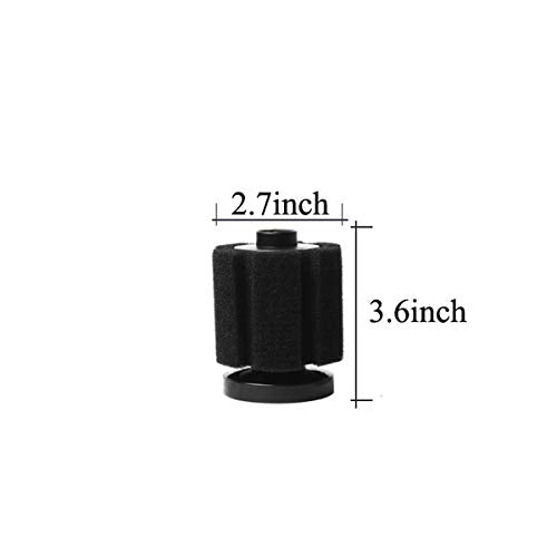 4 Pcs Aquarium Sponge Filter (4 Count)