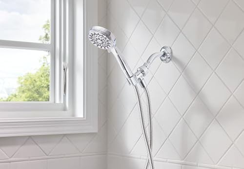 20016 Ignite Dual Hand Held And Multi Function Shower Head Combo Package With Hose And Diverter