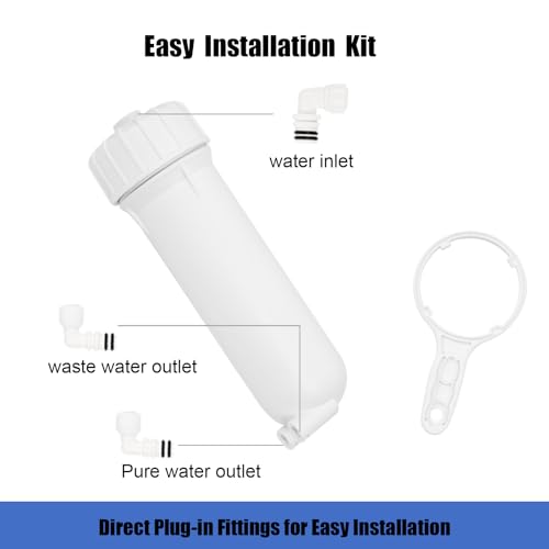 3012 Reverse Osmosis Membrane Housing Kit with Quick