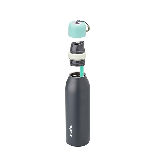 FreeSip Twist Stainless Steel Water Bottle 18 oz Foggy Tide