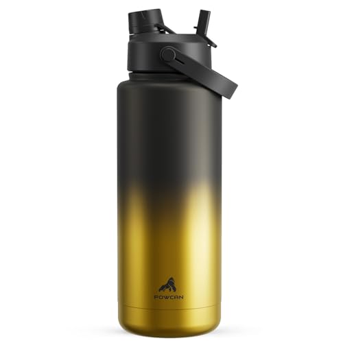 40 oz Insulated Water Bottle with 2