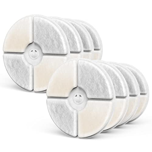 8 Pack Cat Water Fountain Filter Unit3.0 Filters Replacement Compatible with E VERSweet 2s