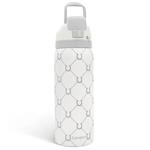 Horse Lover Insulated Stainless Steel Water Bottle with Straw for Sports and Travel