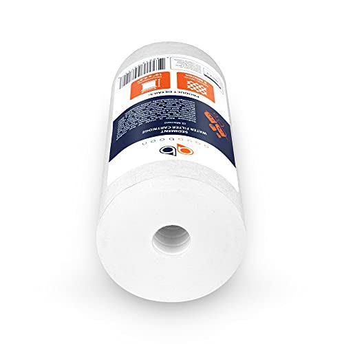 5 Micron 10 x 4.5 Well Water Sediment Filter Replacement Whole House Water Filter Cartridge Compatible with DGD (20 Count)
