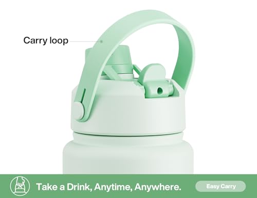 32 oz Insulated Water Bottle with 2