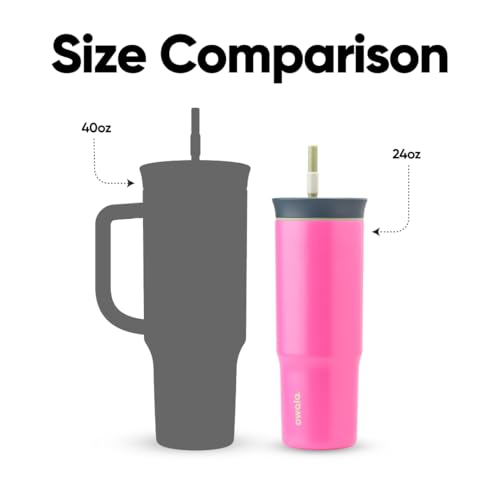 Tumbler Stainless Steel Water Bottle 24 oz Watermelon Breeze