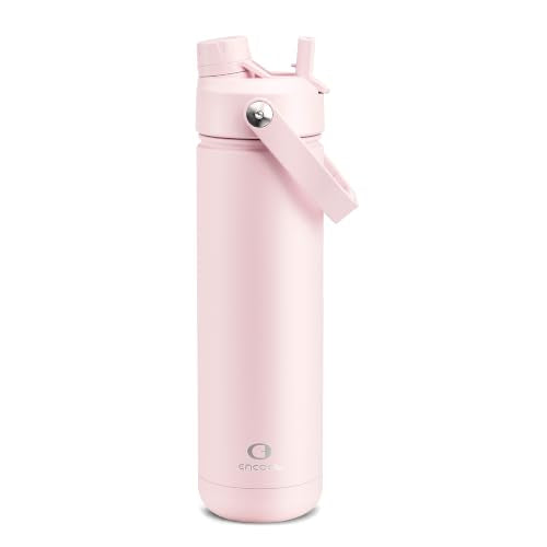 Insulated Water Bottle with Straw Stainless Steel Water Bottle