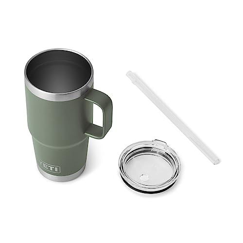 Rambler 25 oz Tumbler with Handle and Straw Lid