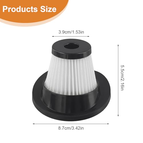 8Pcs Replacement Filters for For VacLife VL188 And VL189 Cordless Vacuum Cleaners (8 Count)