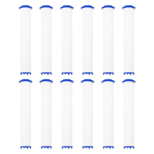 12 Pcs Shower Head Filter 4.9 Inch PP Cotton Filter Cartridge Replacement High