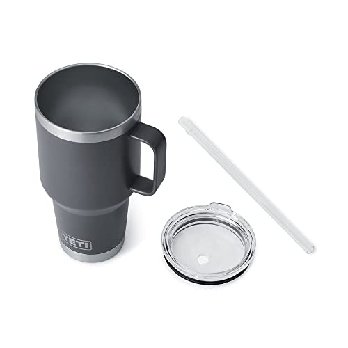 Rambler 35 oz Tumbler with Handle and Straw Lid