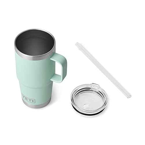 Rambler 25 oz Tumbler with Handle and Straw Lid