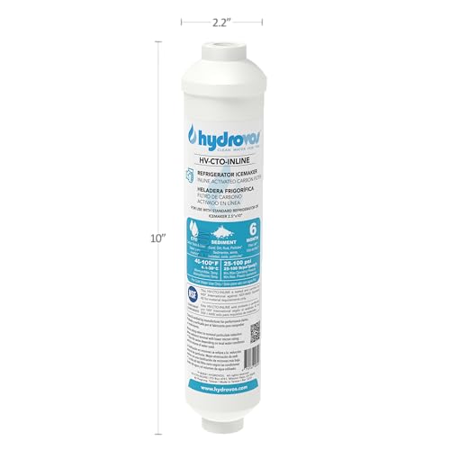 Inline Water Filter for Ice Maker