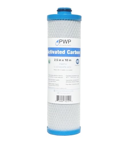 RV Water Filter Activated Carbon Block Push